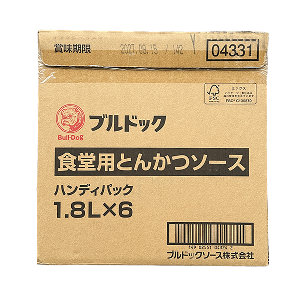 BULLDOG TonKatsu Sauce 1.8L*6