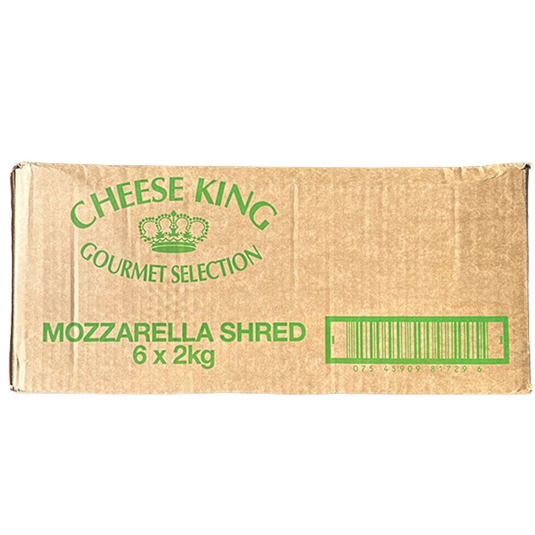 CHEESE KING Mozzarella Cheese Shredded 2kg*6