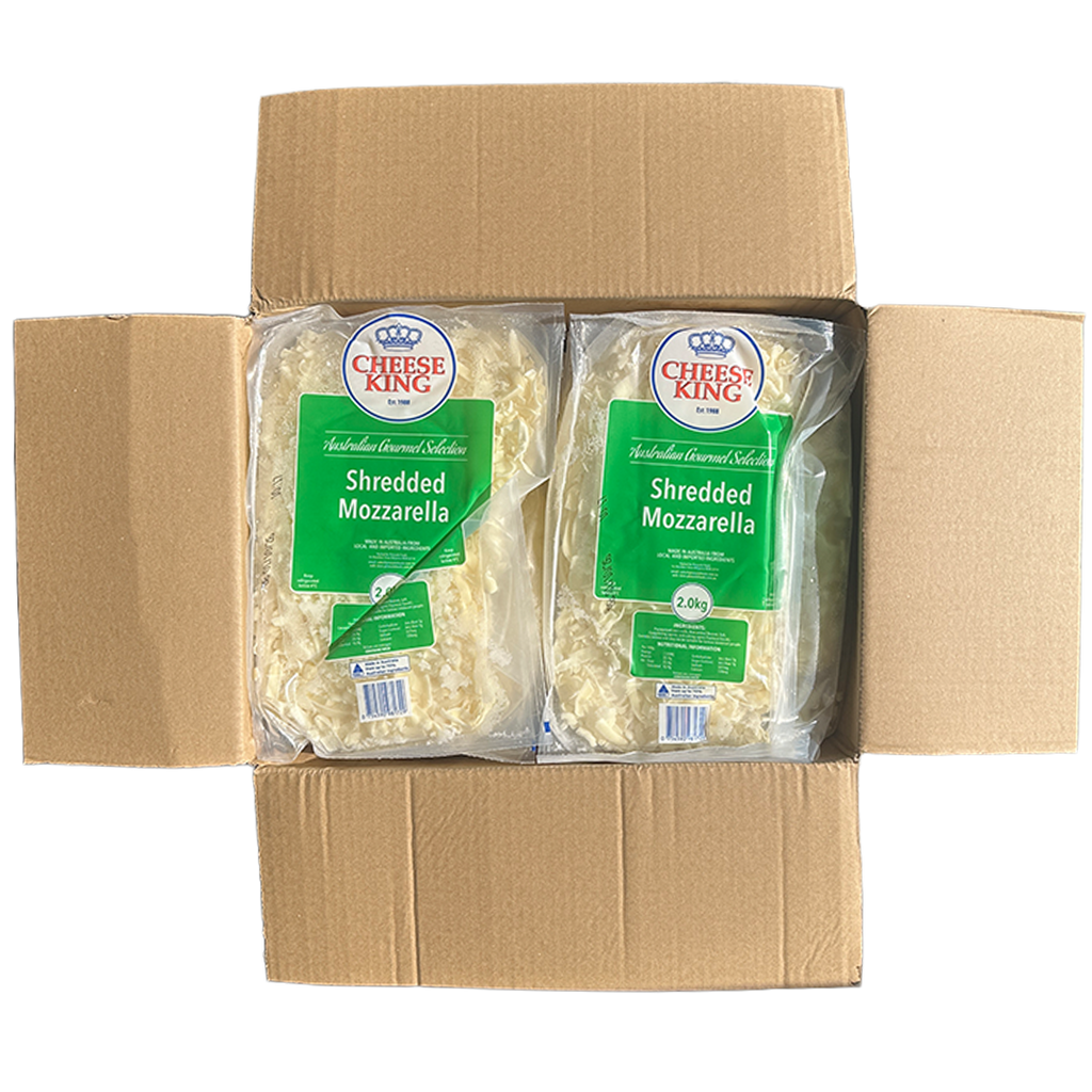CHEESE KING Mozzarella Cheese Shredded 2kg*6