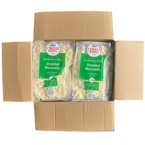 CHEESE KING Mozzarella Cheese Shredded 2kg*6
