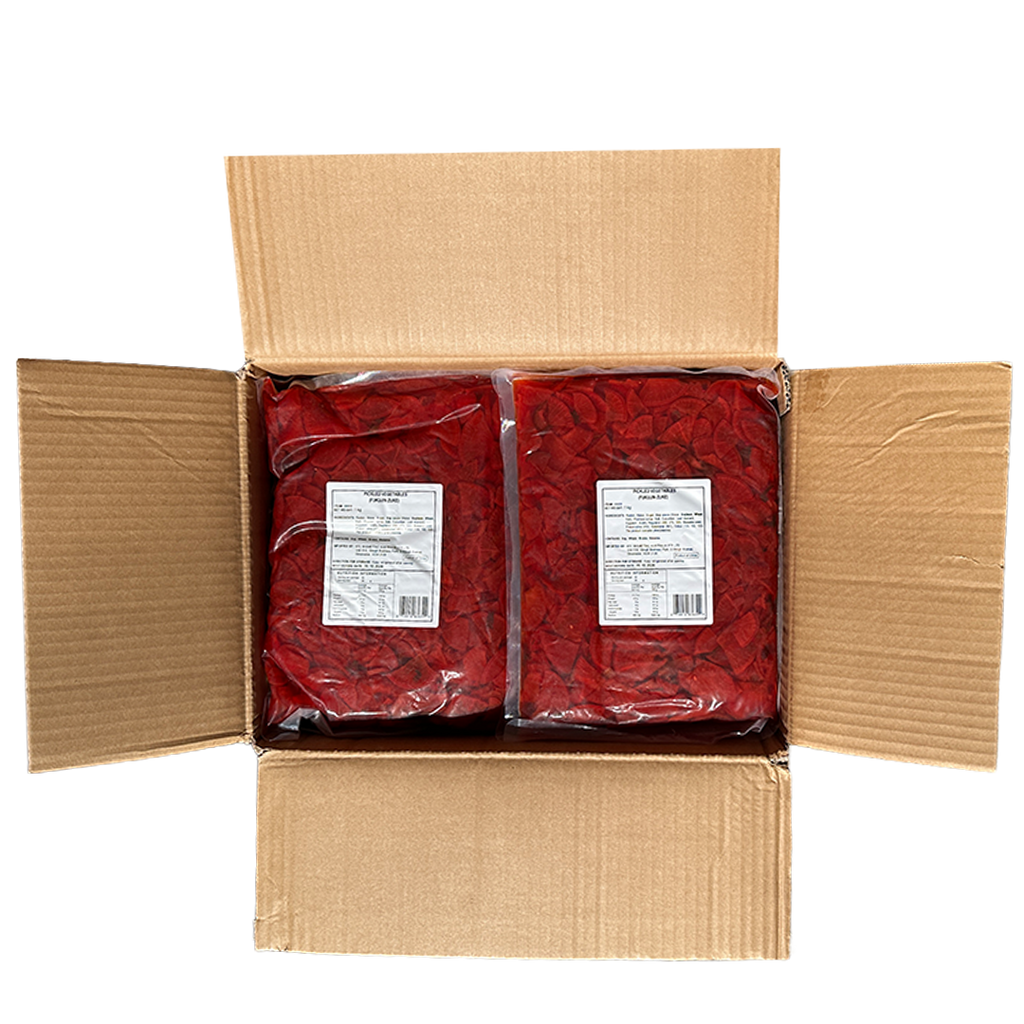 NTC Japanese Red Pickled Radish (Fukujin Zuke) 1kg*10
