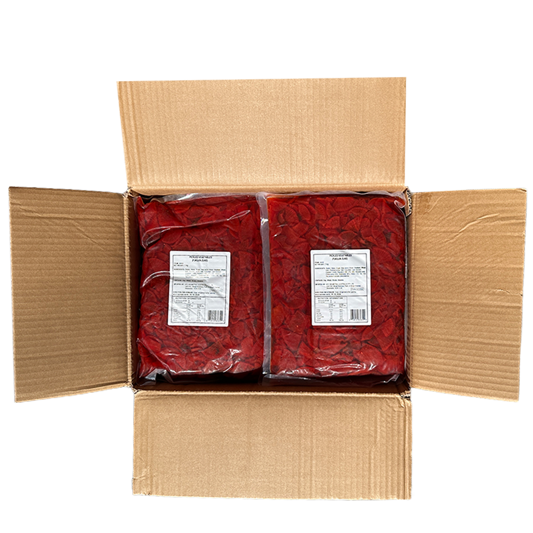NTC Japanese Red Pickled Radish (Fukujin Zuke) 1kg*10