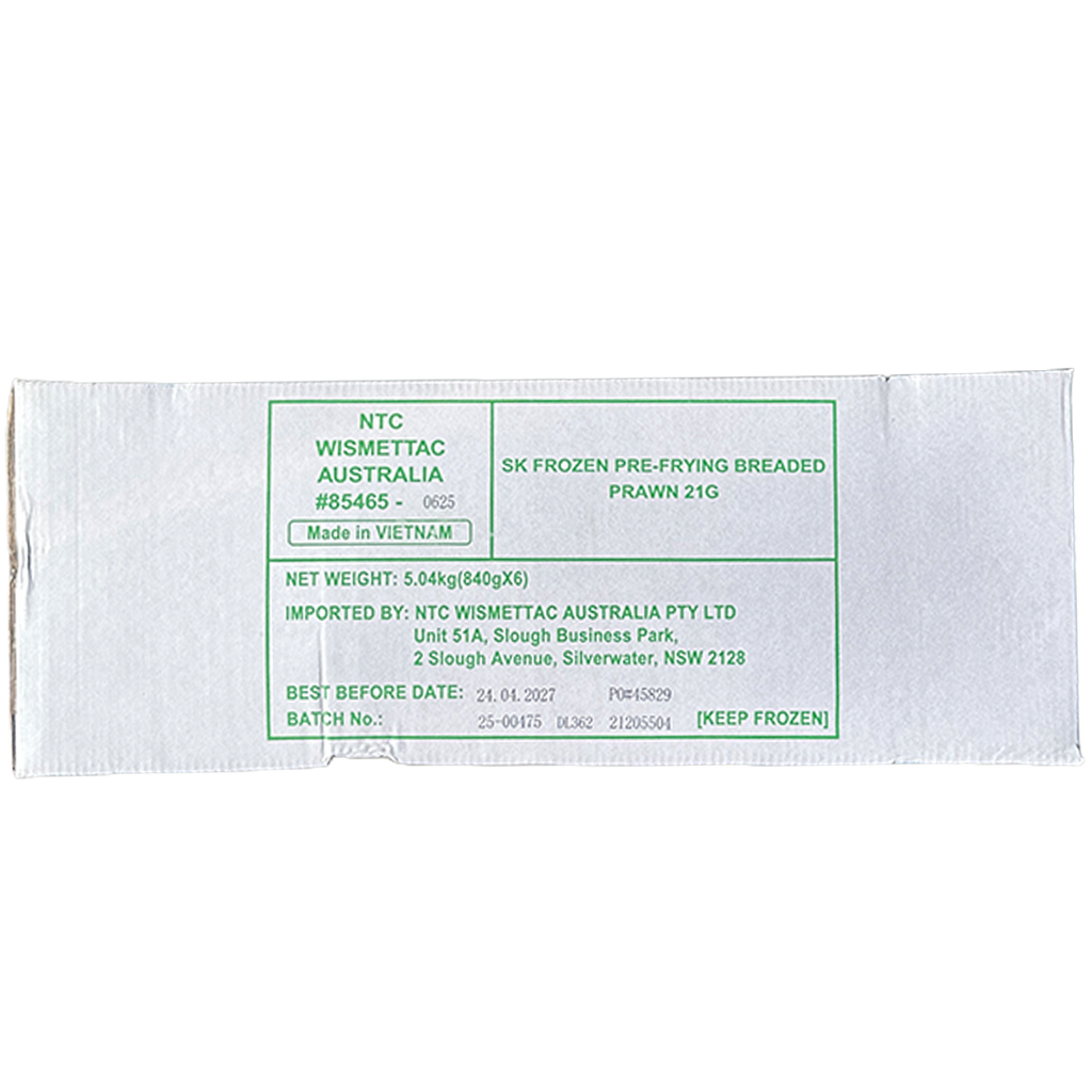 NTC Panko Prawn 40pcs(840g)*6