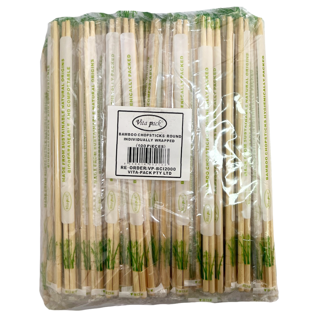 Bamboo Chopstick (Plastic Wrapped) 2000p