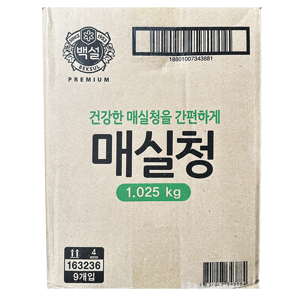 CJ Plum Syrup 1.025kg*9