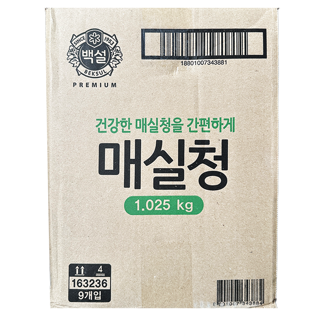 CJ Plum Syrup 1.025kg*9