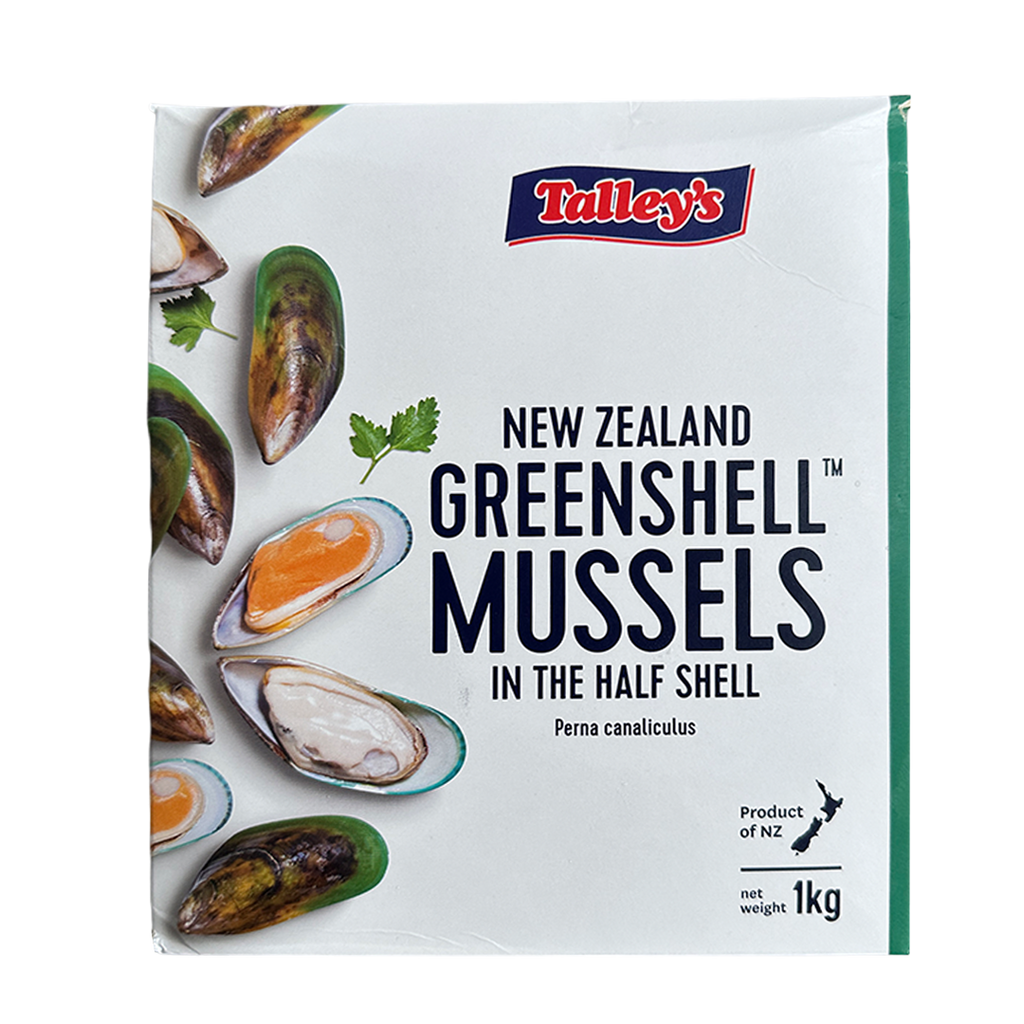 TALLEY'S Half Shell Mussel 1kg*12