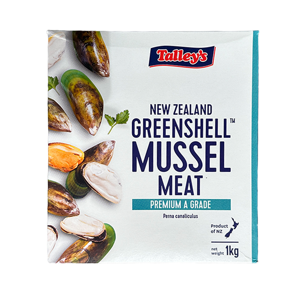 TALLEY'S Greenshell Mussel Meat 1kg*12