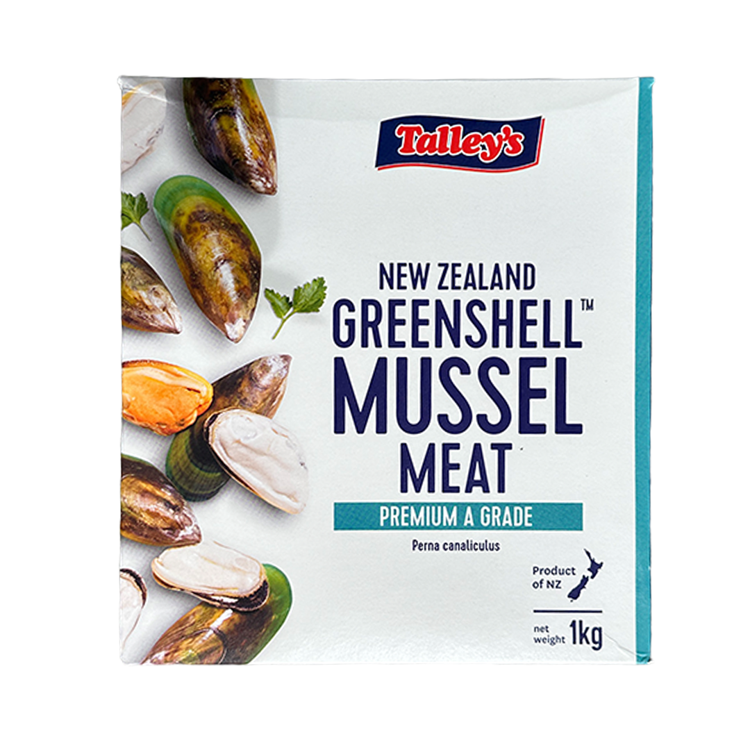 TALLEY'S Greenshell Mussel Meat 1kg*12