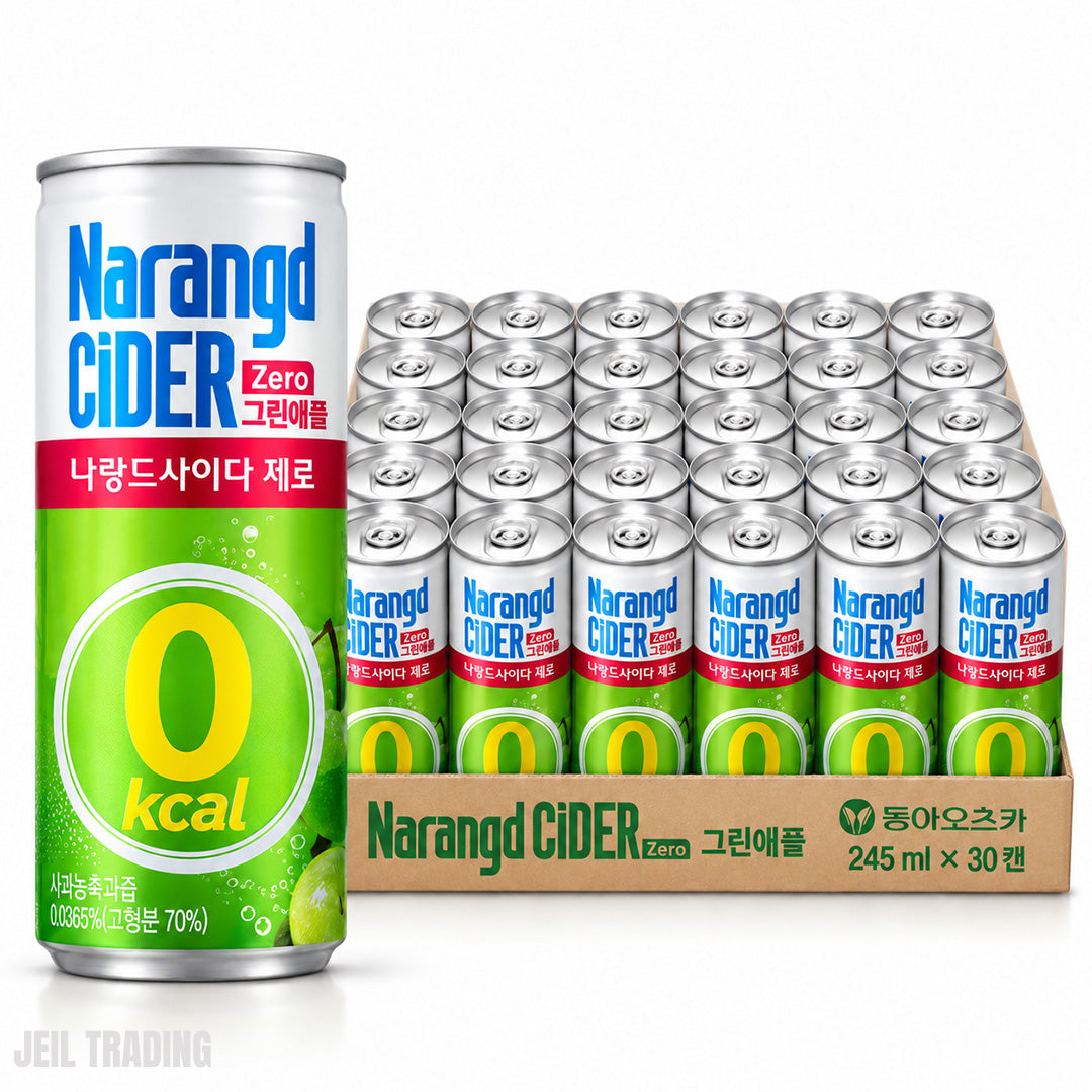 Dong-A Narangd Cider Green Apple 245ml × 30