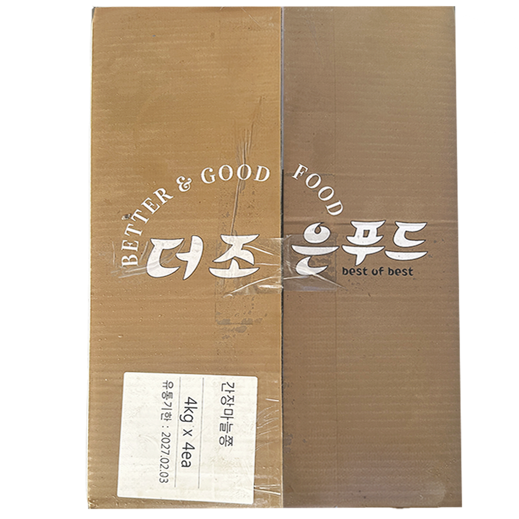 더조은푸드 간장마늘쫑 4kg*4