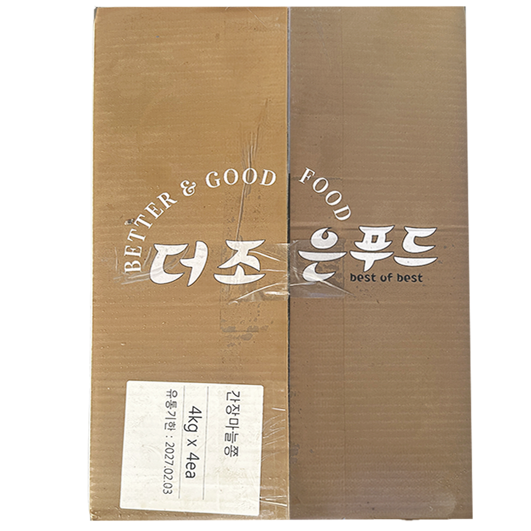 THE JOEUN FOOD Soy Sauce Pickled Garlic Scapes 4kg*4