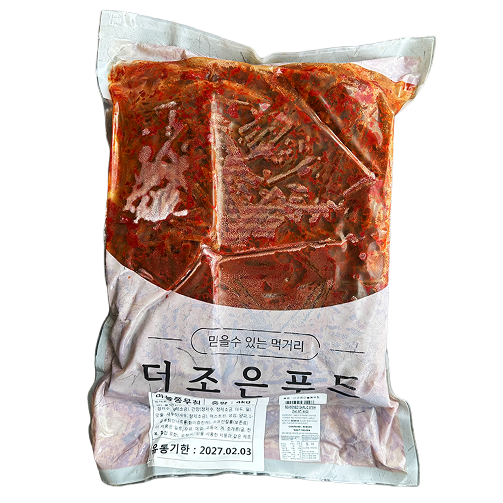 THE JOEUN FOOD Seasoned Garlic Scapes 4kg*4