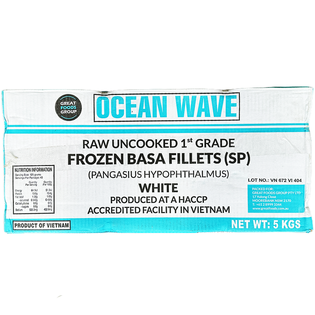 OCEAN CHEST Basa Fillet 175/225g 5kg