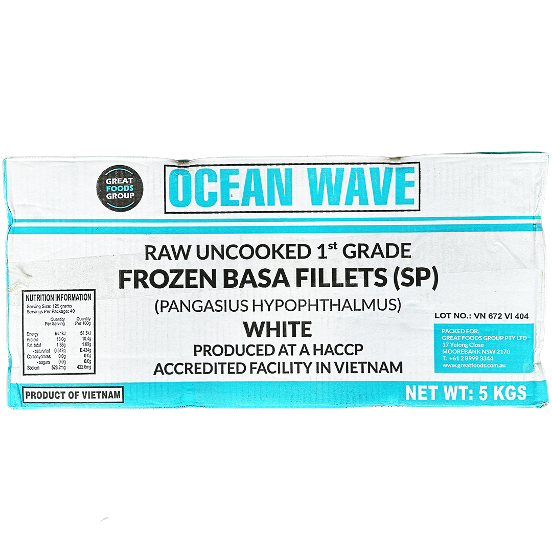 OCEAN CHEST Basa Fillet 175/225g 5kg