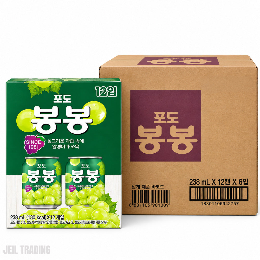 Haitai Bong Bong Grape 238ml × 72