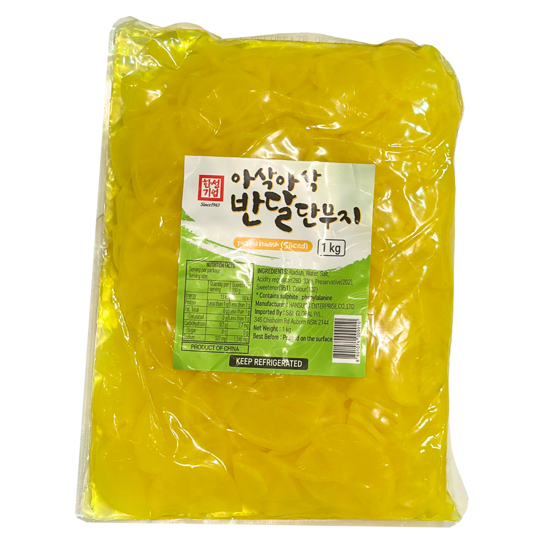 HANSUNG Pickled Radish Half-Sliced 1kg*10