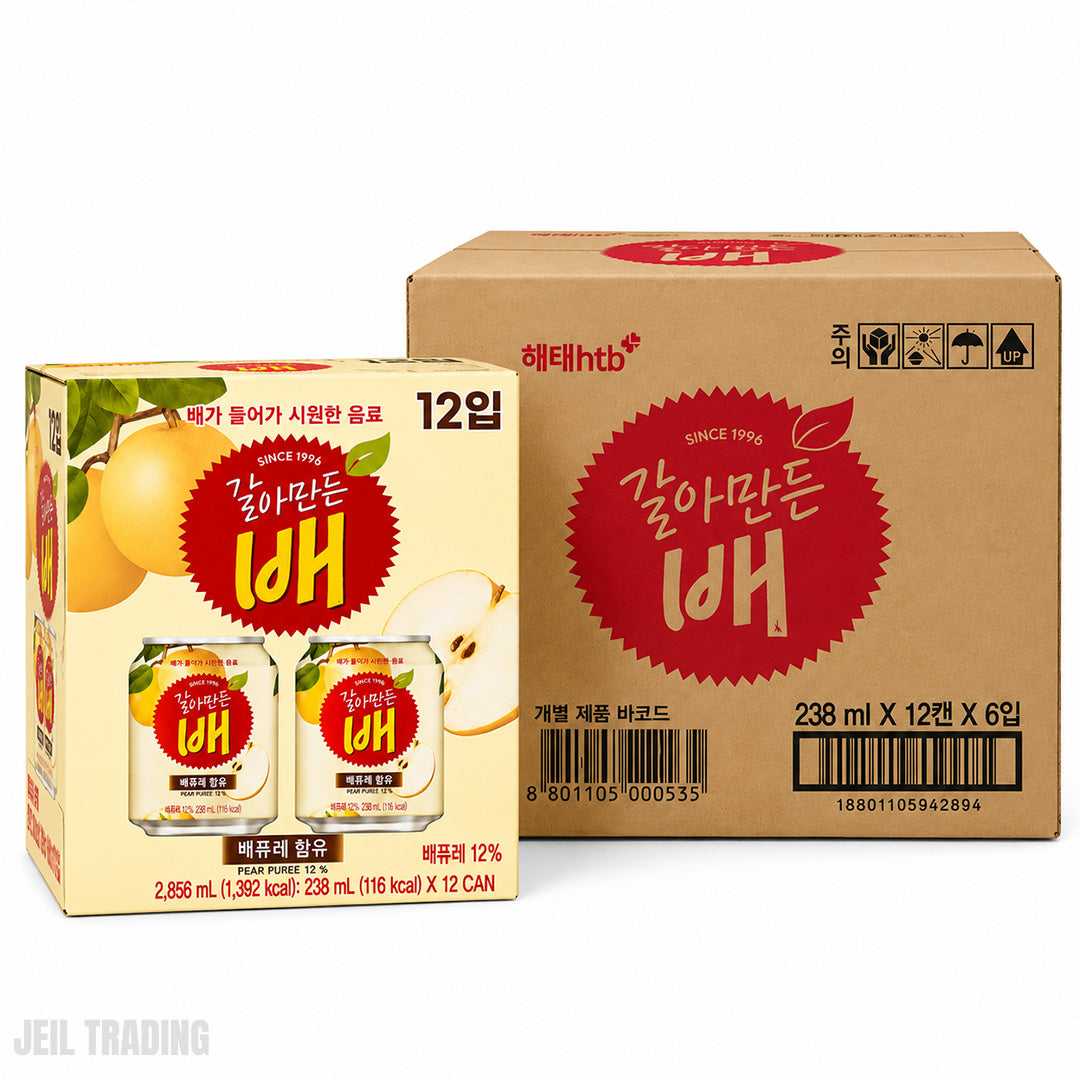 Haitai Crushed Pear Drink Can 238ml × 72
