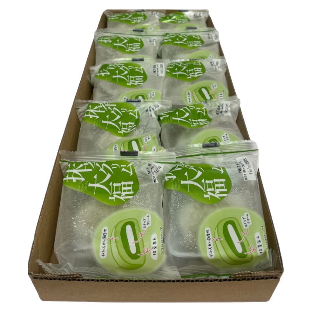 DAIFUKU Green Tea Rice Cake (60g*10)*10