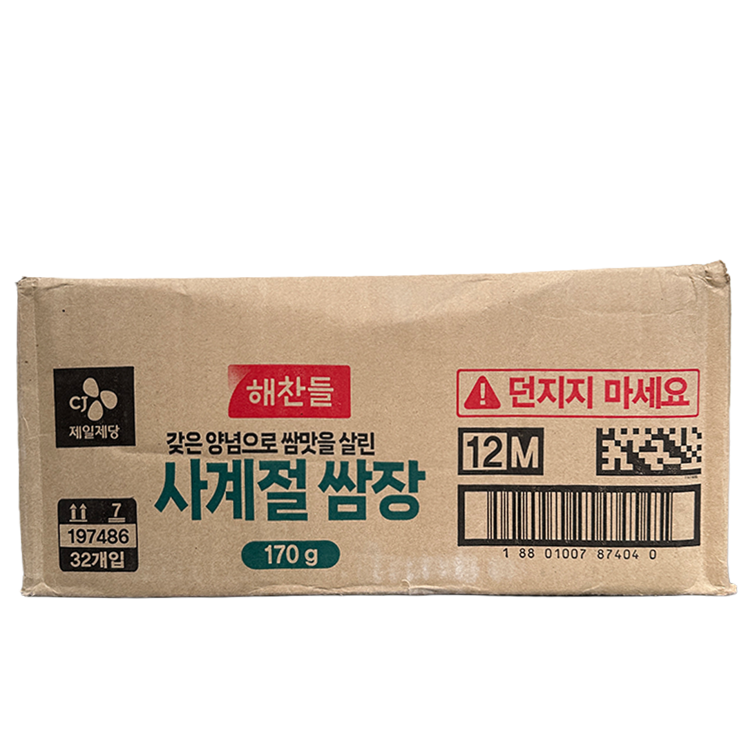 CJ Seasoned Soybean Paste 170g*32