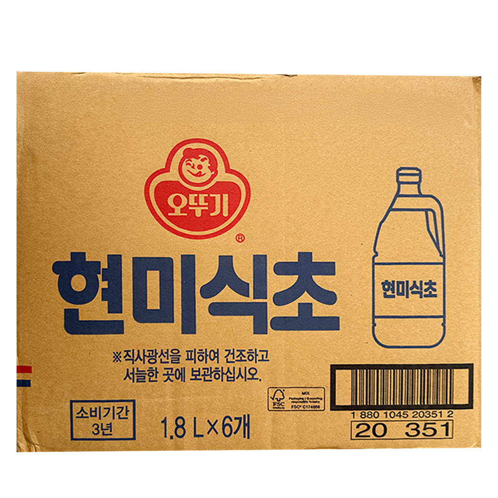 OTTOGI Brown Rice Vinegar 1.8L*6