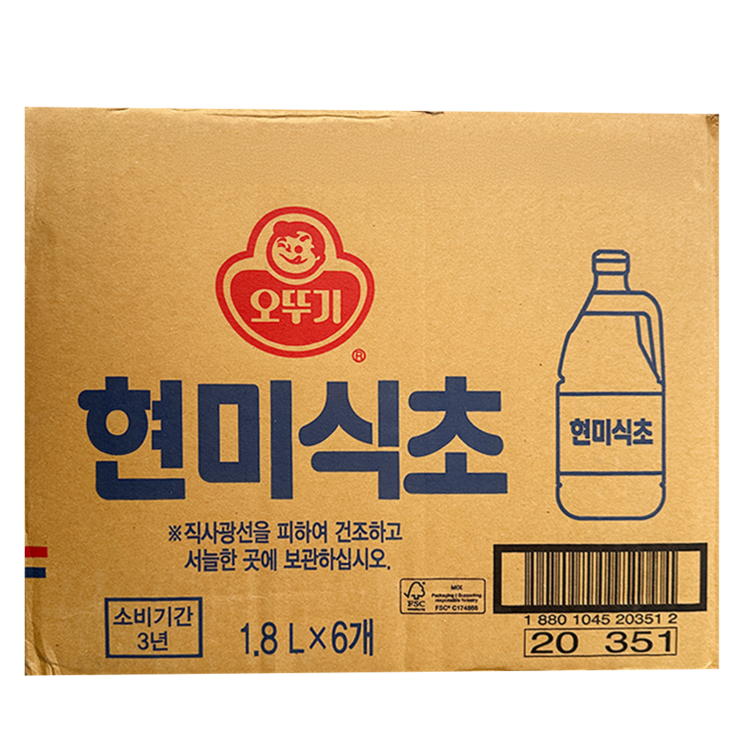 OTTOGI Brown Rice Vinegar 1.8L*6