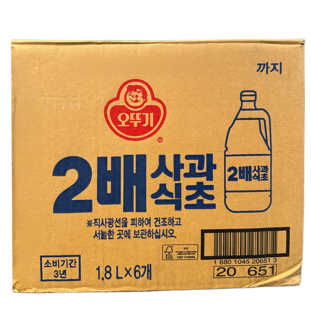 OTTOGI 2X Apple Vinegar 1.8L*6