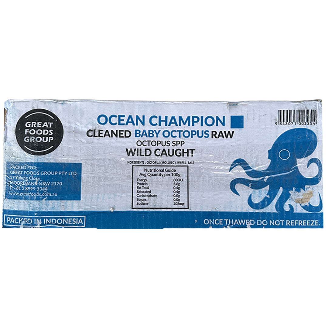 GREAT FOOD Ocean Baby Octopus (5/15) 2kg*6