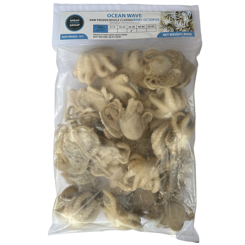 GREAT FOOD Ocean Baby Octopus (26/40) 900g*10