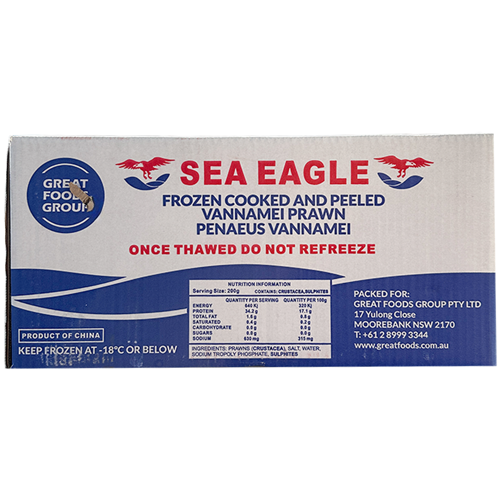 SEA EAGLE Cooked Prawn Vannamei (100/200) 700g*10