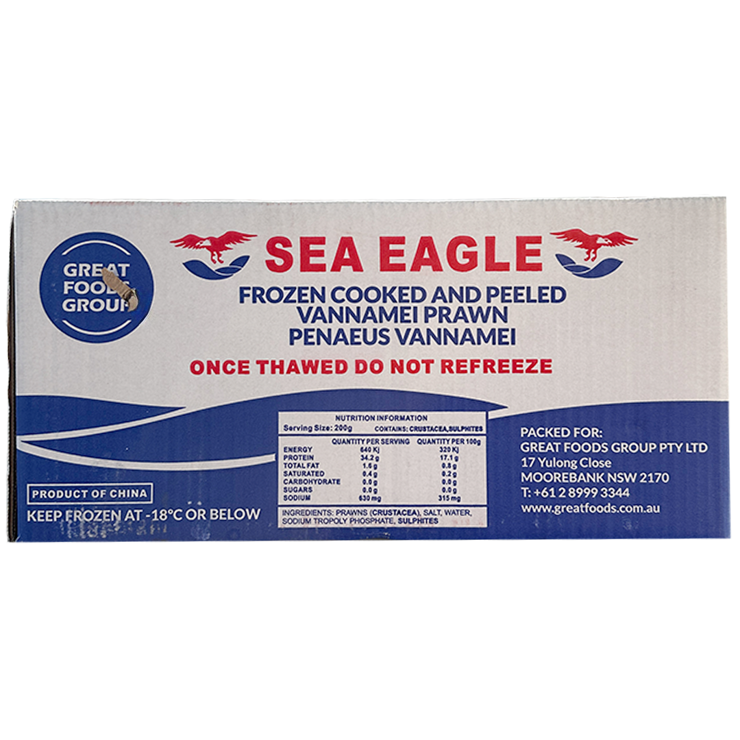 SEA EAGLE Cooked Prawn Vannamei (100/200) 700g*10