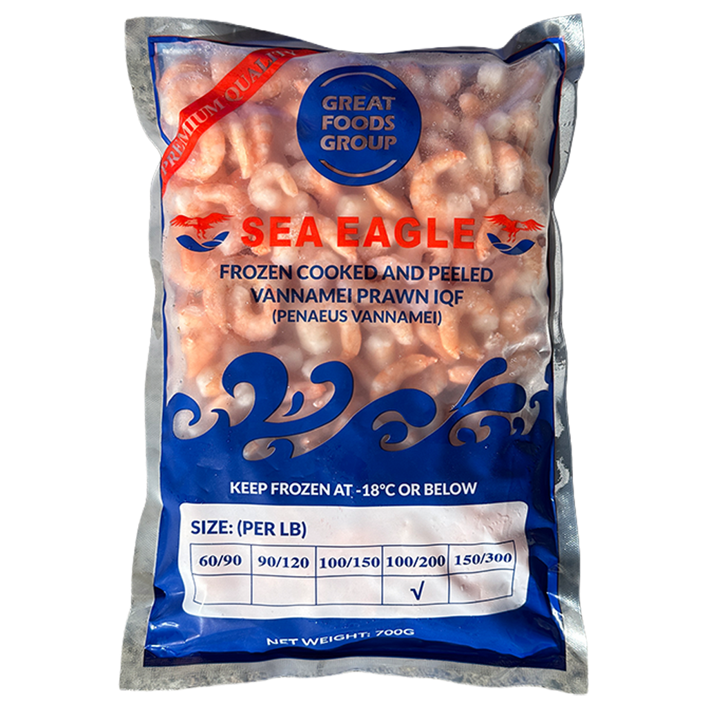 SEA EAGLE Cooked Prawn Vannamei (100/200) 700g*10