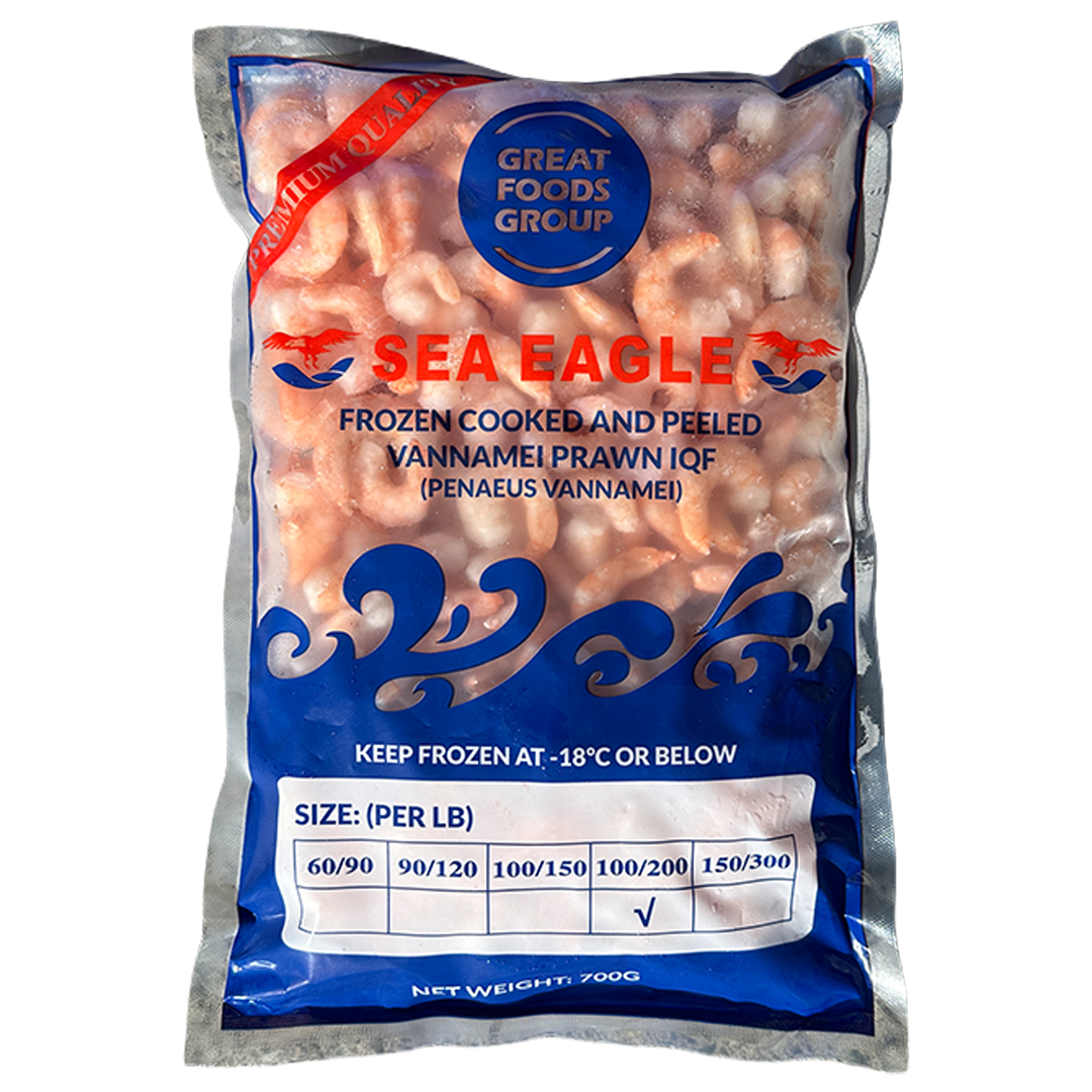 SEA EAGLE Cooked Prawn Vannamei (100/200) 700g*10