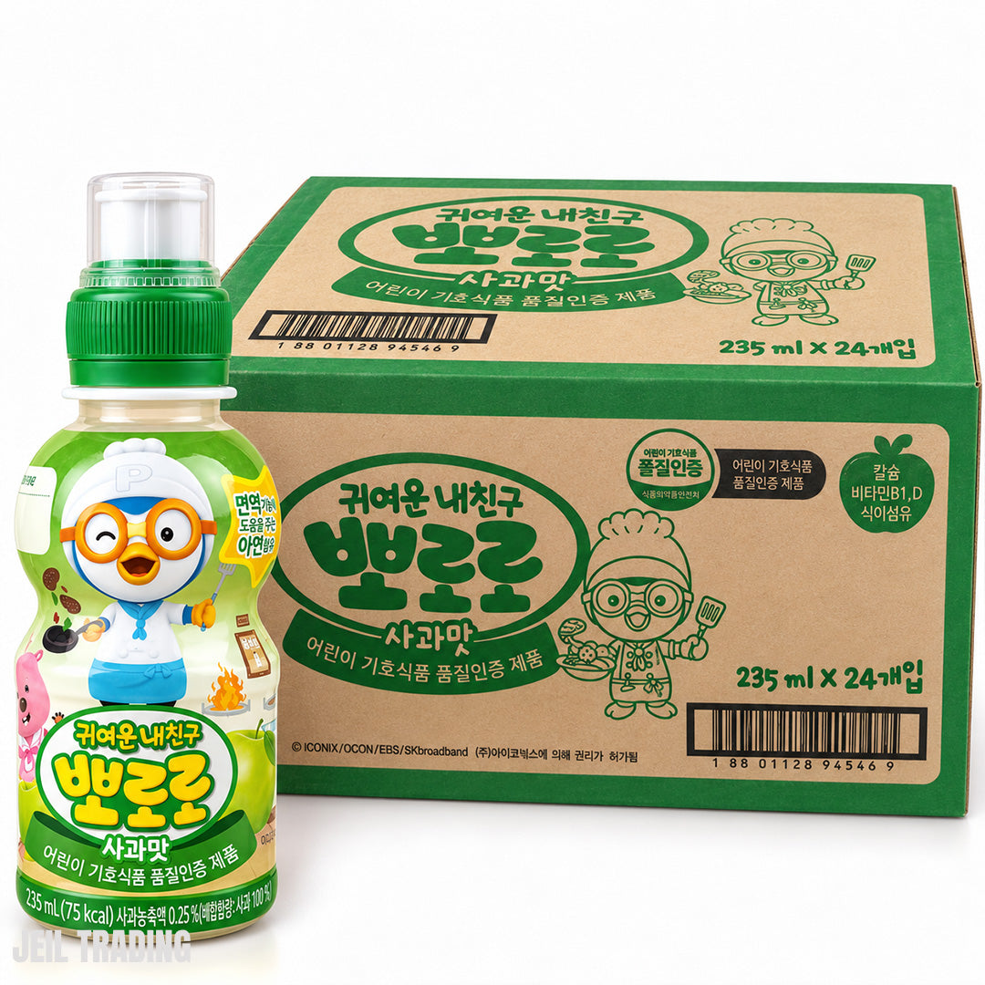 Paldo Pororo Apple 235ml × 24