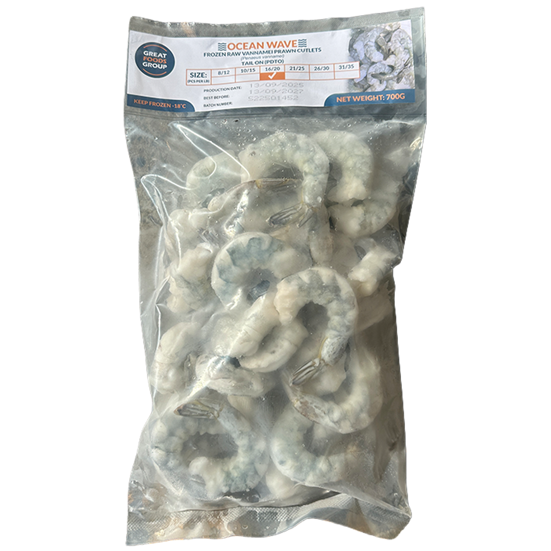 OCEAN WAVE Raw Prawn Cutlet Vann (16/20) 700g*10