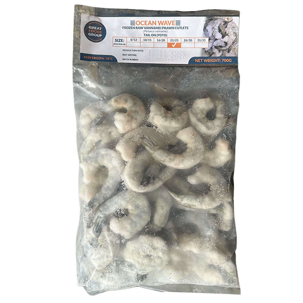 OCEAN WAVE Raw Prawn Cutlet Vann (21/25) 700g*10
