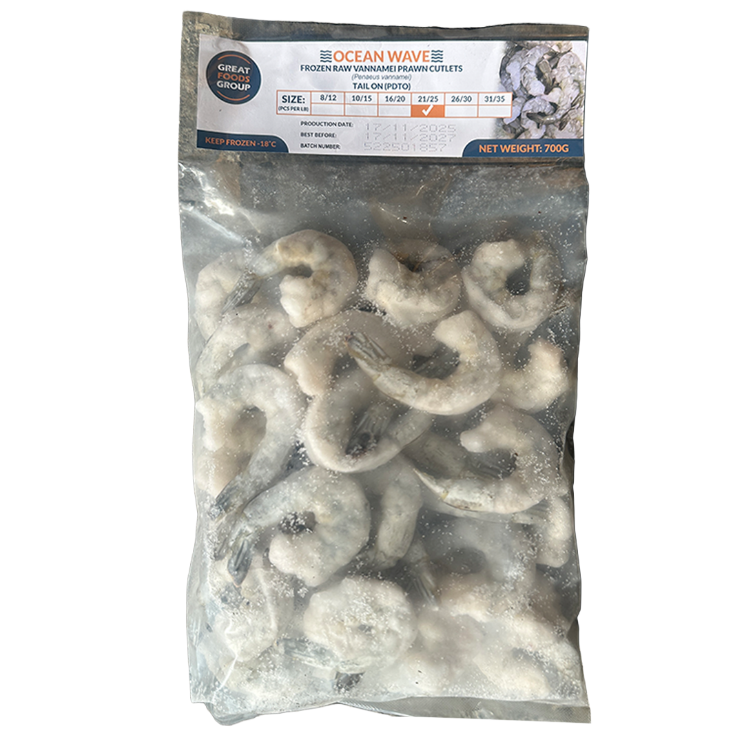 OCEAN WAVE Raw Prawn Cutlet Vann (21/25) 700g*10