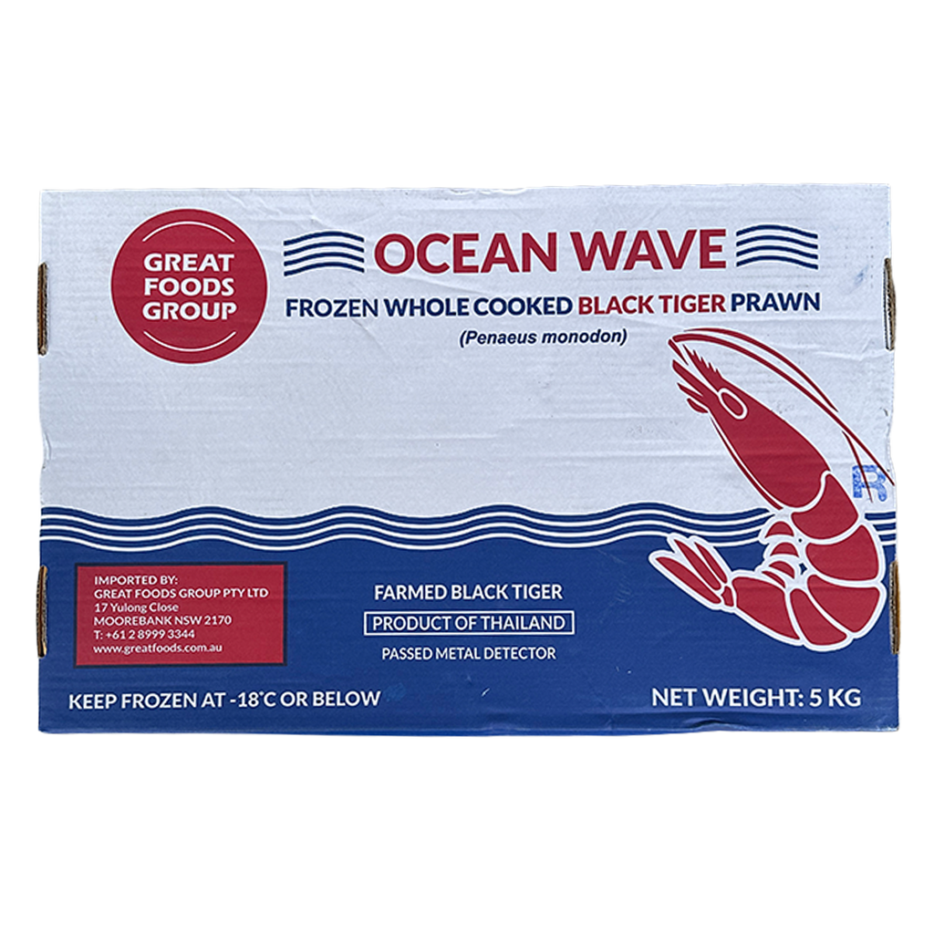 GREATFOODS Whole Cooked Vann Prawn (10/15) 5kg