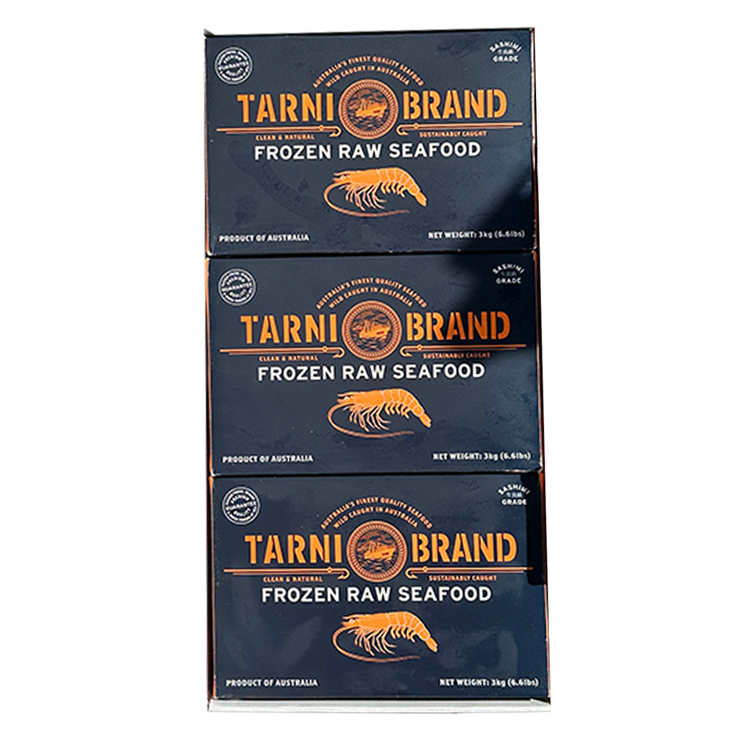 TARNI Prawn Whole Raw Red Carid 3kg*3