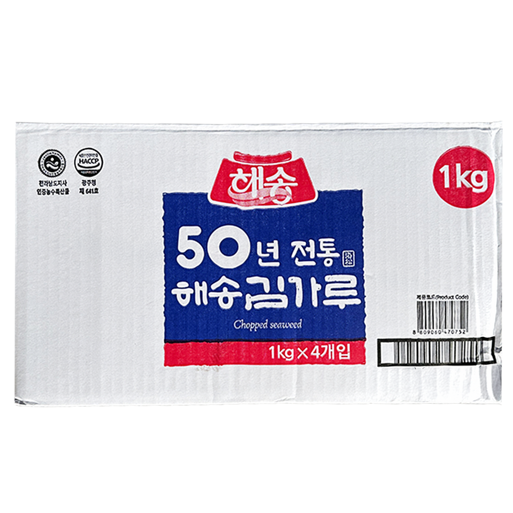HAESONG Roasted Seaweed Flake 1kg*4