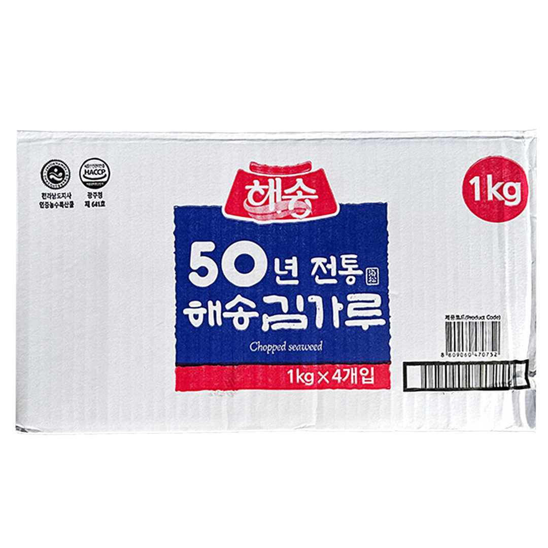 HAESONG Roasted Seaweed Flake 1kg*4