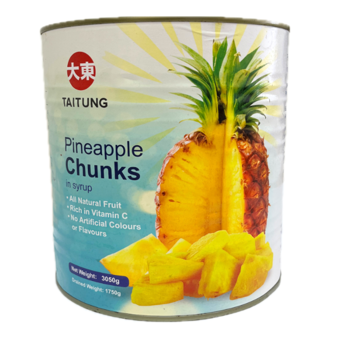 TAITUNG Pineapple Chunks 3kg*6