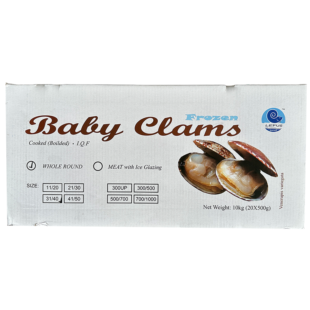 LEPUS Cooked Baby Clam 31/40 500g*20